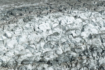 Glaciar de Hopar, Valle de Nagar, Norte de Pakistan