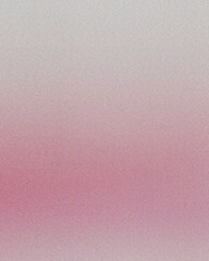 Fototapeta premium Soft pastel gradient background blending pink, gray, and white for calming design purposes, film grain and noise effect