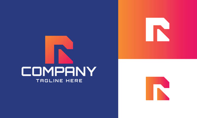 R letter logo design
