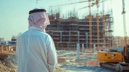 Construction Worker in Arabian Peninsula