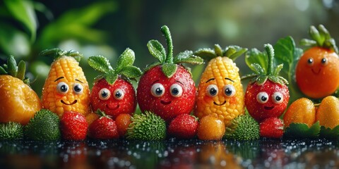 Discover the magical city where every piece of produce has lively traits and charming faces