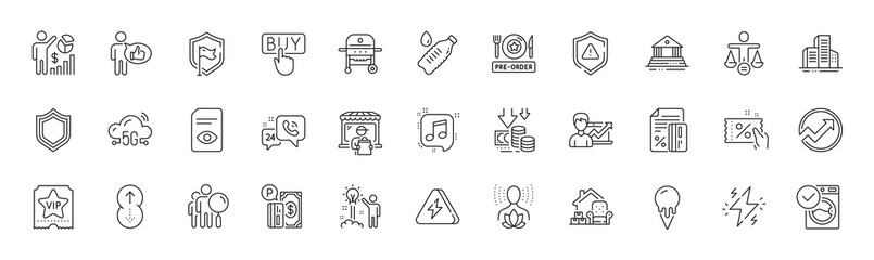 Fototapeta premium Search people, Gas grill and Audit line icons. Pack of Parking payment, Deflation, Success business icon. Security, View document, Ice cream pictogram. Packing things, Delivery market, Ethics. Vector