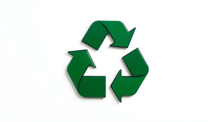 Obraz premium Green Recycling Symbol
