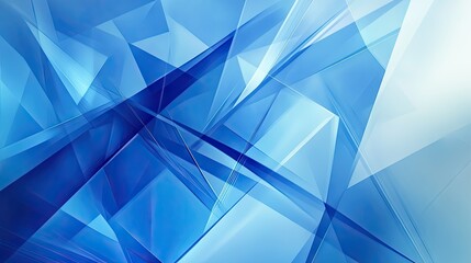 A vibrant blue abstract background with sharp geometric lines and soft gradients for a bold, clean design.
