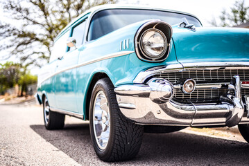 vintage car on the street