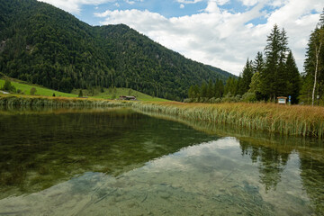 Fototapeta premium beautiful landscape arround Sankt Ulrich am Pillersee in Tyrol in Austria