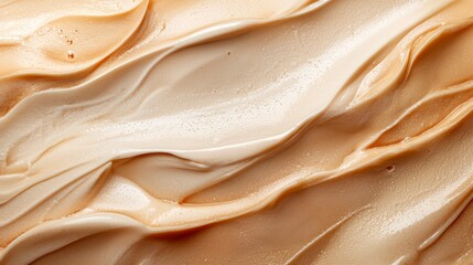 Obraz premium A tight shot of a cake with icing on its surface, displaying more intricately decorated areas of the frosting, as well as the frosted top