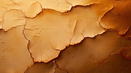  A tight shot of a wall segment with peeling paint and a clock adjacent