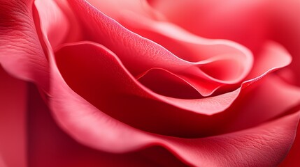  A red rose with a focused outer petals and softly blurred inner petals in the center