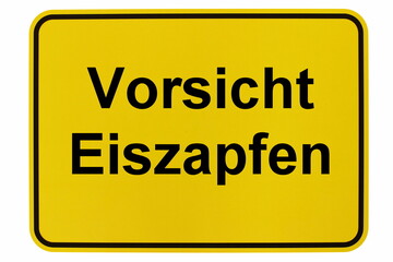 Obraz premium Illustration eines Warnschildes 