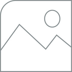 Gray line gallery icon, minimalist and modern design, suitable for user interface.