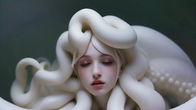 portrait of a surreal woman
