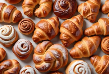 Bakery Bread, Pastry, and Croissant - Freshly Baked Delights