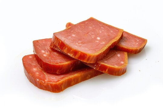 Image of spam on white background