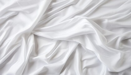 Fototapeta premium white silk fabric