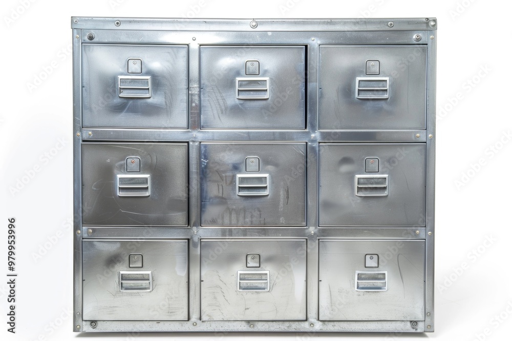 Aufkleber filing cabinet with six drawers for storing documents and files