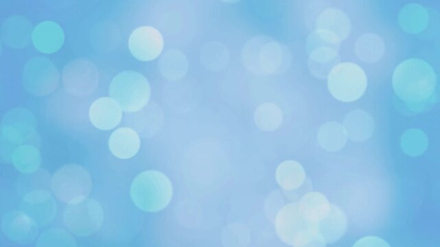 Abstract blue bokeh stock motion background