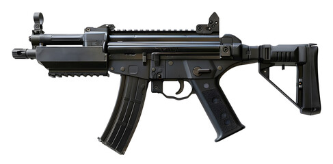 Submachine gun png special force automatic machine gun transparent background