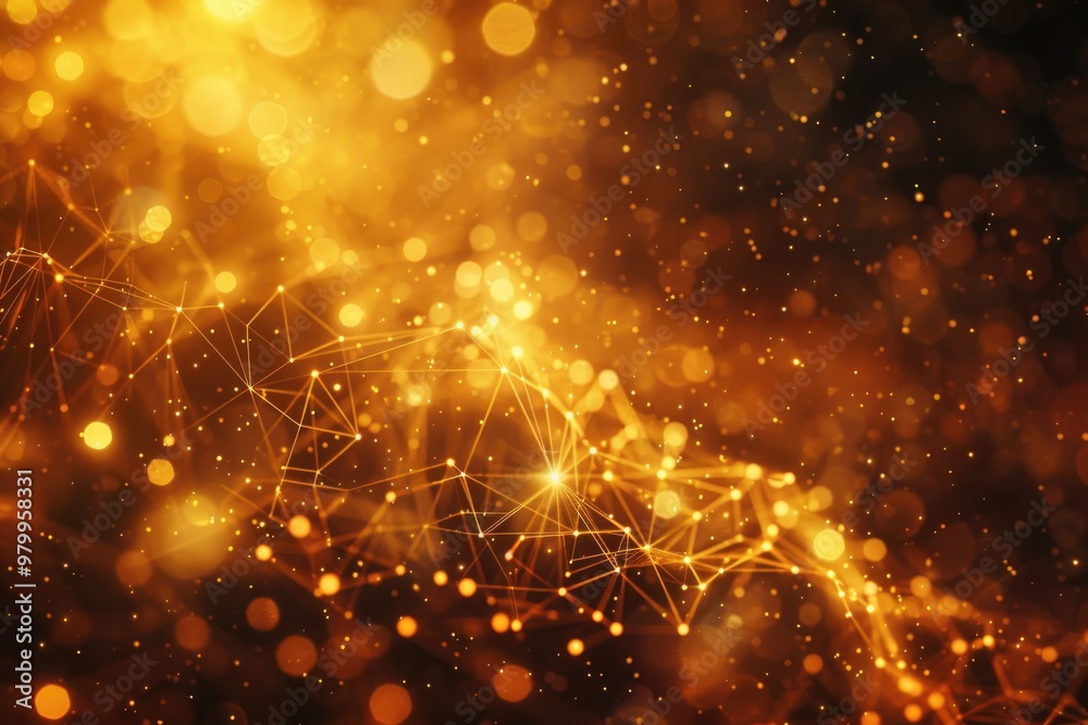 Poster Abstract gold-colored background with no specific objects or shapes