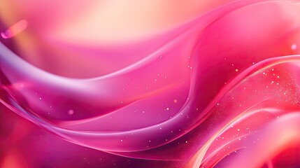 A vibrant pink abstract background with smooth curves and subtle shadows, offering a bright and playful look.