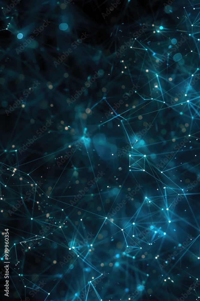Aufkleber A dark blue background featuring intricate patterns of dots and lines, suitable for use in illustrations, designs, or presentations