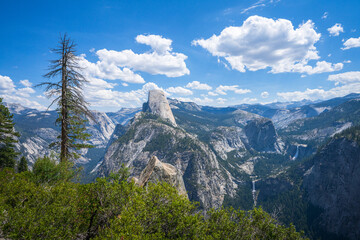 hiking the panorama trail in yosemite national park, california