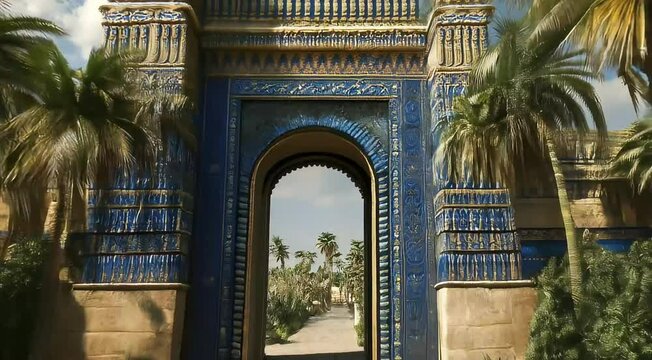  Entrance of The Hanging Gardens of Babylon