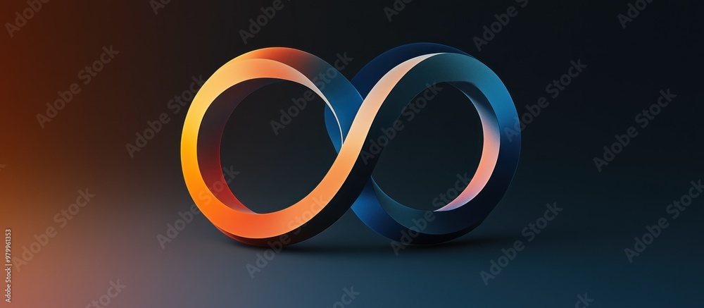 Sticker infinity symbol