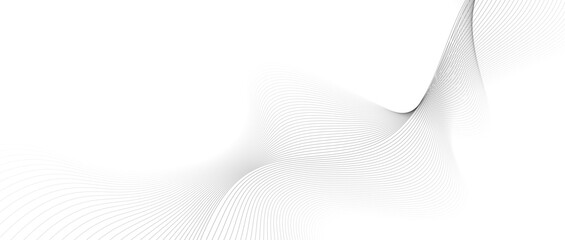 black lines of wave with a white background 