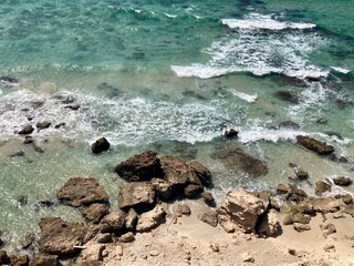 waves on the beach