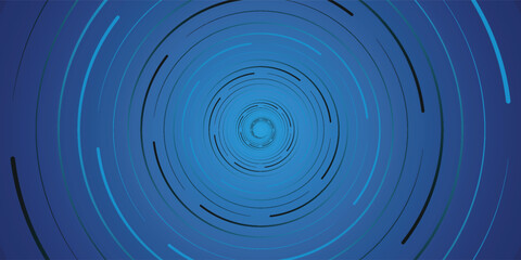 Bright blue dynamic abstract vector background with diagonal lines. 3d cover of business presentation banner for sale event night party. Fast moving soft circle wave line stripe decoration