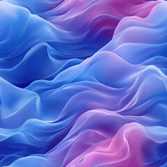 Obraz premium Abstract Blue and Pink Wavy Pattern