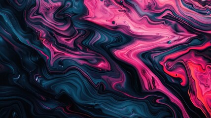 Abstract art piece representing dark oxygen in vibrant colors, dark oxygen, contemporary art, copy space for text, focus cover all object, deep dept of field