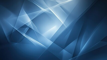 Obraz premium A smooth blue abstract background with geometric lines and subtle transitions, perfect for a bold and calming visual.