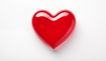 Fototapeta premium pink red heart