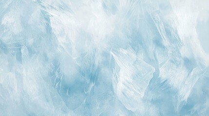 Mesmerizing ice crystal background with frozen water drops, creating a serene winter wonderland. Cool blue hues and delicate patterns evoke calmness. Perfect for icy beauty in designs