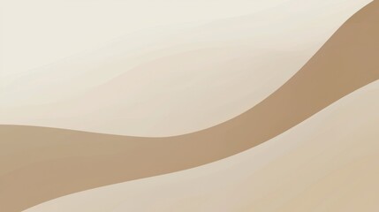 Soft beige waves are creating a calming and elegant pattern, perfect for a modern and minimalist design. The subtle color transitions add depth and sophistication to the composition