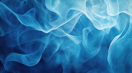 Obraz premium A textured blue abstract background with flowing shapes and light contrasts, creating a cool and calming look.
