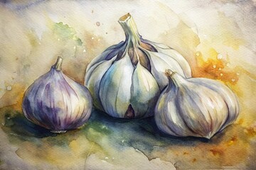 Obraz premium Garlic cloves. Immune system boost