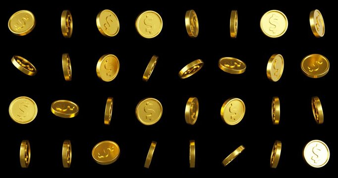 Coins  dollar pattern background
