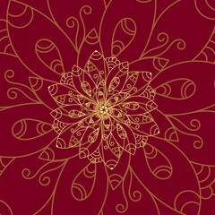 Abstract background for cards design with mandala.