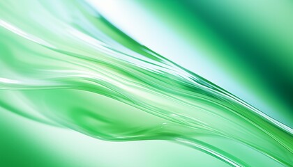 Fototapeta premium abstract green line wave background
