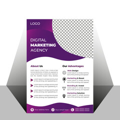 Digital marketing agency flyer