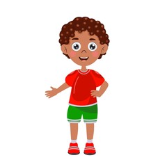 Happy kid vactor image 