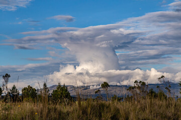 Immense mushroom cloud