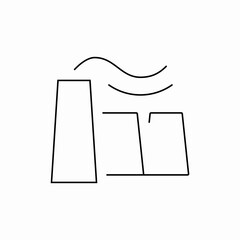 factory industrial icon sign vector