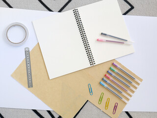 Creative office desk table concept