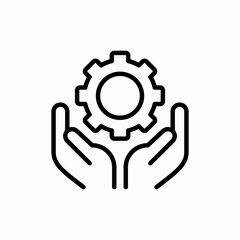 settings care icon sign vector