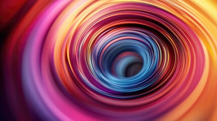 Obraz premium Abstract colorful circular lines