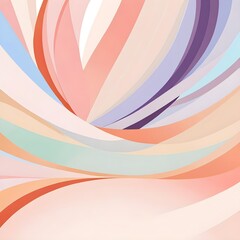 Abstract Swirling Pastel Colors